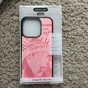Custom Billie Eilish phone case for iPhone 15 pro - MagSafe
